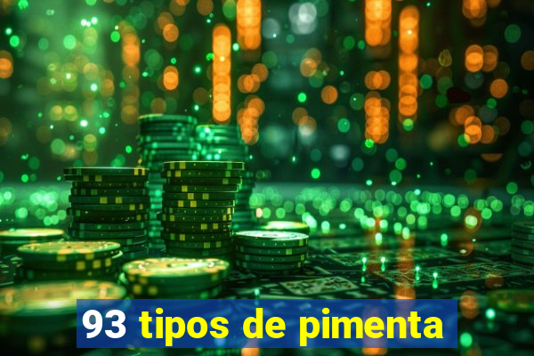 93 tipos de pimenta